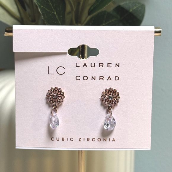LC Lauren Conrad Jewelry - LC Lauren Conrad Cubic Zirconia Earrings